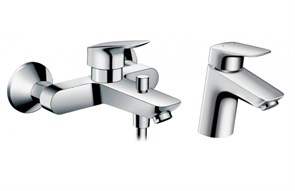 Комплект смесителей Hansgrohe Logis 71400000+71070000, Santehnica.ru 71400000/71070000