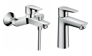 Комплект смесителей Hansgrohe Talis E 71740000+71710000, Santehnica.ru 71740000/71710000