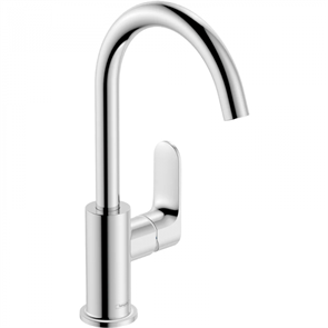 Смеситель для раковины Hansgrohe Rebris 72536000 S, с донным клапаном, хром глянцевый 72536000