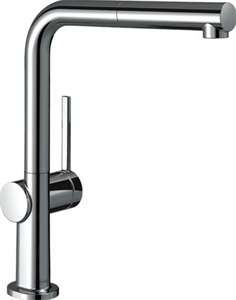 Смеситель Hansgrohe Talis 210 M54, для кухонной мойки, с вытяжным изливом, хром, 72808000 72808000