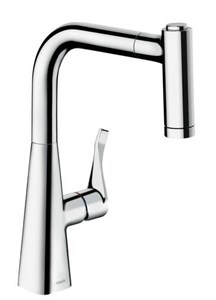 Смеситель Hansgrohe Metris 220 73800000 для кухонной мойки, хром 73800000