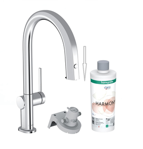 Смеситель Hansgrohe Aqittura, 76800000, для кухонной мойки, с функцией фильтрации и минерализации, хром 76800000