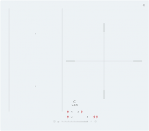 Встраиваемая индукционная варочная панель Lex EVI 631A WH chpe000039