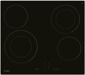 Встраиваемая электрическая варочная панель Lex EVH 642A BL chpe000018