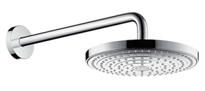 Верхний душ Hansgrohe Raindance Select 26466000, 24х24 см, 2 режима струи, с держателем, хром 26466000