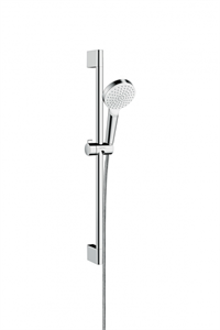 Душевой гарнитур Hansgrohe Crometta Vario 26553400, 2 режима струи, корпус хром, лицевая часть белая 26553400