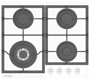 Встраиваемая газовая варочная панель Hyundai HHG 6436 WG 1598816