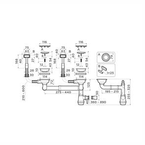 Omoikiri Арматура WK-2C-GB графит 4956759