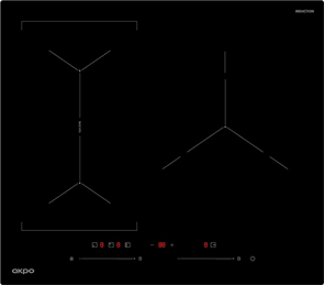AKPO PIA 6093119FZ BL индукционная поверхность ak-15001