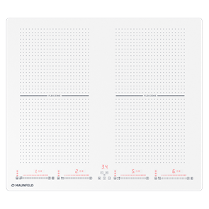 Встраиваемая индукционная варочная панель Maunfeld CVI594SF2WH ка-00018879