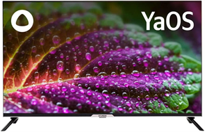 Телевизор LED Hyundai 43" H-LED43BU7003 Яндекс.ТВ Frameless черный 4K Ultra HD 60Hz DVB-T DVB-T2 DVB-C DVB-S DVB-S2 USB WiFi Smart TV 1783632