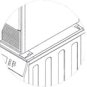 Kuppersbusch Монтажный комплект без выдвижной полки #51027 (Белый) 00-00005036