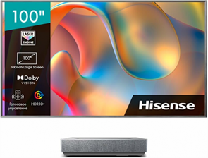 Телевизор Hisense Lazer 100L5H серебристый 100l5h