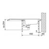 Кухонная мойка 78 см Franke Euroform EFL 614-78 декоративная нержавеющая сталь 101.0016.460 - фото 129736