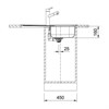 Кухонная мойка 63,5 см Franke Spark SKN 611-63 матовая нержавеющая сталь 101.0605.605 - фото 129799