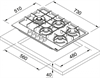 Газовая варочная поверхность Franke FHMA 755 4G DCL XS C 106.0554.382 106.0554.382 - фото 130127