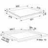 Встраиваемая индукционная варочная панель Franke Smart FSM 654 I BK (108.0606.107) 108.0606.107 - фото 130293