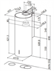 Вытяжка Faber CYLINDRA/2 EV8 2EL XH890 110.0332.307 - фото 130387