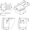 ALVEUS LINE MAXIM 80 SAT-90 790X500 с сифоном 1127251 1100216 - фото 130535