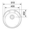 Кухонная мойка 51 см Franke Ronda ROG 610-41 серая 114.0175.160 - фото 131589