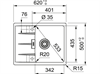 Кухонная мойка Franke CNG 611/211-62 оникс 114.0639.682 114.0639.682 - фото 131684