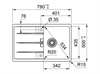 Кухонная мойка Franke CNG 611/211-78 черный матовый 114.0639.684 114.0639.684 - фото 131689