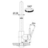 Смеситель Franke Kubus pull down Spray нержавеющая сталь 115.0529.207 - фото 131885