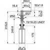 Franke Comfort, дозатор для моющего средства, оникс 119.0578.743 - фото 132668