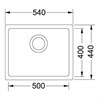 Кухонная мойка 54 см Franke Kubus KBG 110-50 белая 125.0176.650 - фото 133231