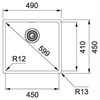 Кухонная мойка Franke BXX 210/110-45 нержавеющая сталь 127.0369.250 127.0369.250 - фото 133265