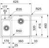 Кухонная мойка Franke BCX 260 TL (127.0688.780) 127.0688.780 - фото 133304