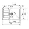 Кухонная мойка 78 см Franke Sirius 2.0 S2D 611-78 сахара 143.0618.370 - фото 133697