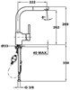 Смеситель для мойки Teka ARK 938 BLACK (23938121N) 23938120n - фото 137018