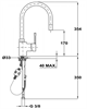 Смеситель для кухни Teka ARK 998 (239981200) хром 239981200 - фото 137026