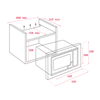 Встраиваемая микроволновая печь Teka MS 620 BIS 40584010 - фото 138378