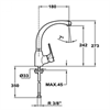 Смеситель для кухни Teka mtp 915 (469150210) 469150210 - фото 138881