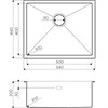 Кухонная мойка Omoikiri Taki 54-U/IF-IN (4973046) 4973046 - фото 139104