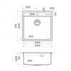 Кухонная мойка Omoikiri Daisen 44-IN нержавеющая сталь (4993179) 4993179 - фото 139469
