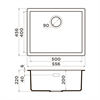 Гранитная мойка Omoikiri Yamakawa 55T-U/I-BL Tetogranit/черный 4993428 - фото 139793