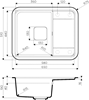 Гранитная мойка Omoikiri Tasogare 65-PA Artgranit/пастила 4993481 - фото 139847