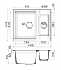 Кухонная мойка Omoikiri Sakaime 60-2-BL черный 4993908 4993908 - фото 140396