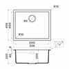 Гранитная мойка Omoikiri Yamakawa 55T Integra-WH Tetogranit/белый 4997267 - фото 141292