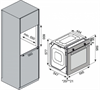 Встраиваемый электрический духовой шкаф Monsher MOE 6026 Acier 76543 - фото 144681