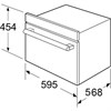 Встраиваемый электрический духовой шкаф Akpo PEA 44M08 SSD02 WH ak-17044 - фото 146755