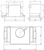 AKPO WK-6 Neva glass 60, нержавейка/черный встраиваемая вытяжка для шкафа ak-2199 - фото 146888