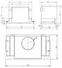 AKPO WK-10 Neva glass 60. нержавейка/черный встраиваемая вытяжка для шкафа ak-3095 - фото 147066