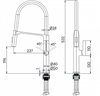 Смеситель для кухни Paulmark Barrel Ba214029-BS брашированная сталь ba214029-bs - фото 147821