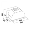 Встраиваемая вытяжка Falmec BUILT-IN 50 MAX WH CBIN50.E10#ZZZB460F cbin50.e10#zzzb460f - фото 148704