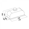 Встраиваемая вытяжка Falmec BUILT-IN 70 MAX WH CBIN70.E10#ZZZB460F cbin70.e10#zzzb460f - фото 148724