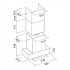 Вытяжка Falmec Gruppo Incasso NRS Steel 50 CGIW50.E9P2#ZZZI490F cgiw50.e9p2#zzzi490f - фото 149187